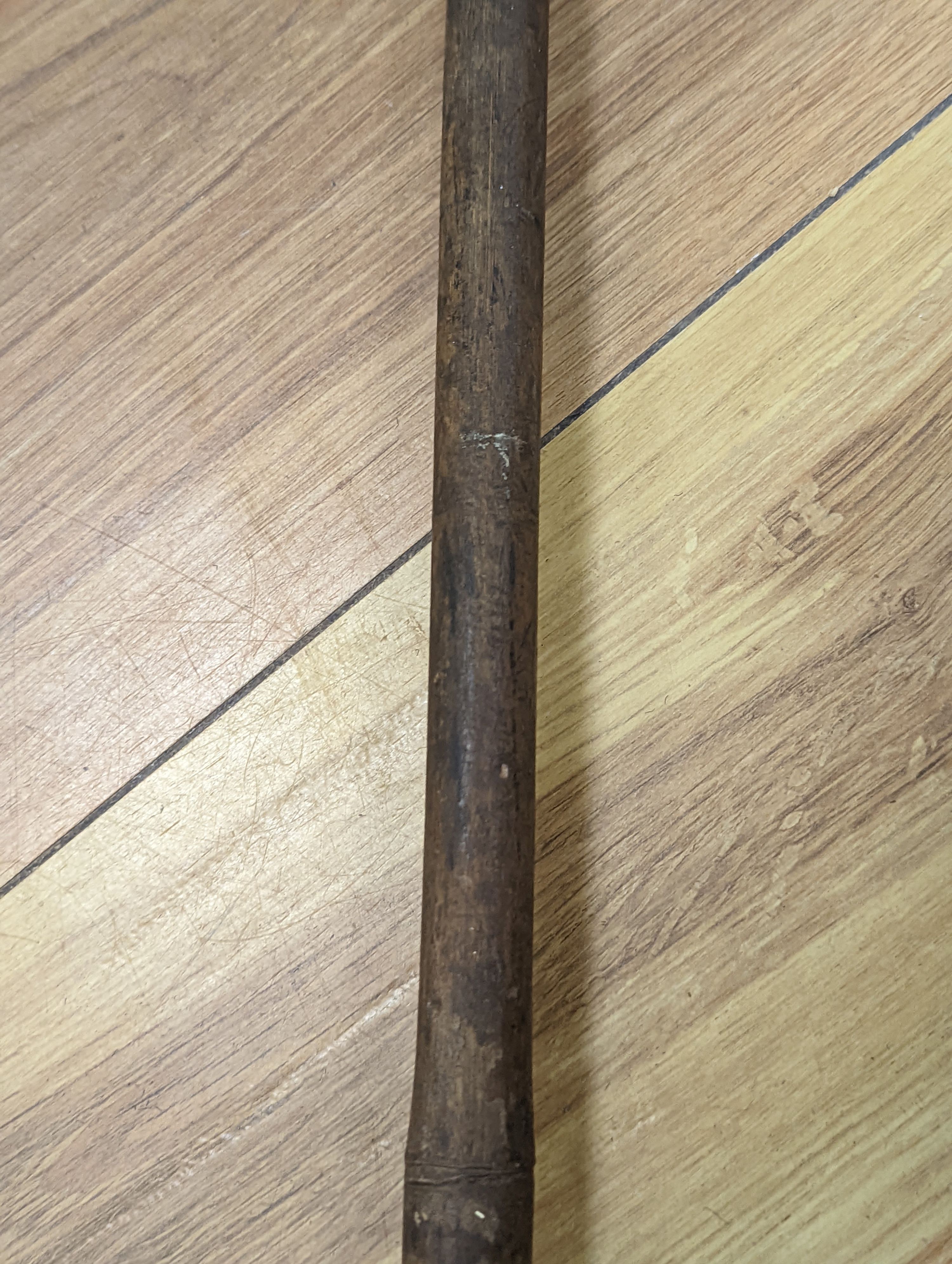 Two East Africa, Transvaal (Zululand) spears, 236cm